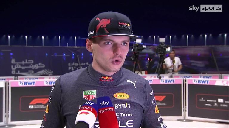 Max Verstappen said he had to put in qualifying laps once he overtook Charles Leclerc and feels their car is similar to the Ferrari.
