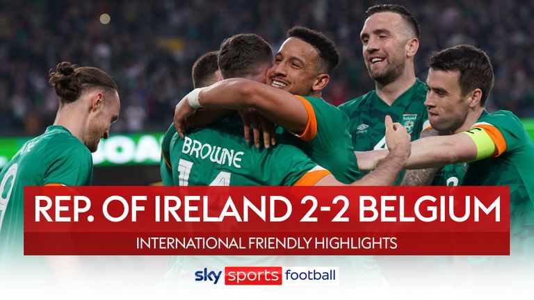 Ireland 2-2 Belgium